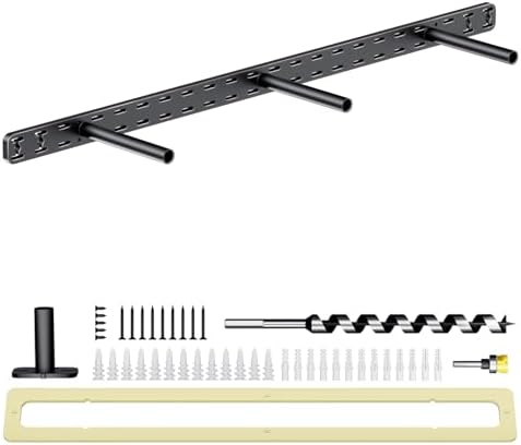 Police a podpěry |   1ks Plovoucí police hardware těžké skryté police držáky podpory, nástěnné montážní neviditelné plovoucí police držák s jigem (34″ x 6″ x 1.5″) Police a podpěry Police a podpěry